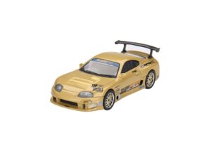 Macheta auto Toyota Supra Mk4 (A80) Top Secret Gt-300 Top Secret Gold 2023 1:64 Mini GT MGT00961RHD