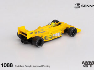 Precomanda macheta auto Lotus 99T #12 Ayrton Senna 1987 Monaco Grand Prix Winner 1:64 Mini GT MGT01088-L