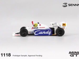 Precomanda macheta auto Toleman TG184 #19 Ayrton Senna 1984 Monaco Grand Prix 2nd Place 1:64 Mini GT MGT01118-L