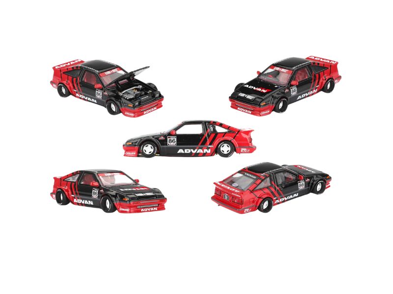 Precomanda macheta auto Toyota Ae86 Sprinter Trueno Kaido Advan 198 1:64 Mini GT (KHMG214)