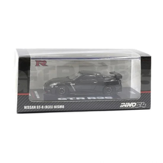 Macheta auto Nissan Gt-R (R35) Nismo Negru 1:64 Inno64 - imagine 3