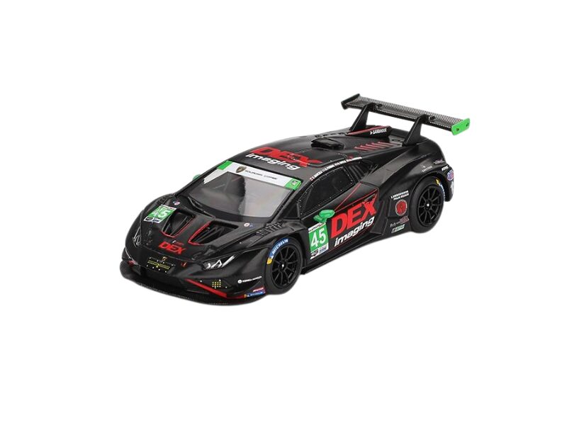Macheta auto Lamborghini Huracan Gt3 Evo 2 #45 Dex Imaging Daytona 24 Hrs 2024 1:64 Mini GT MGT01129-L