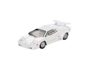 Precomanda macheta auto Lamborghini Countach 25th Anniversary White 1989 1:64 Mini GT MGT01134-L
