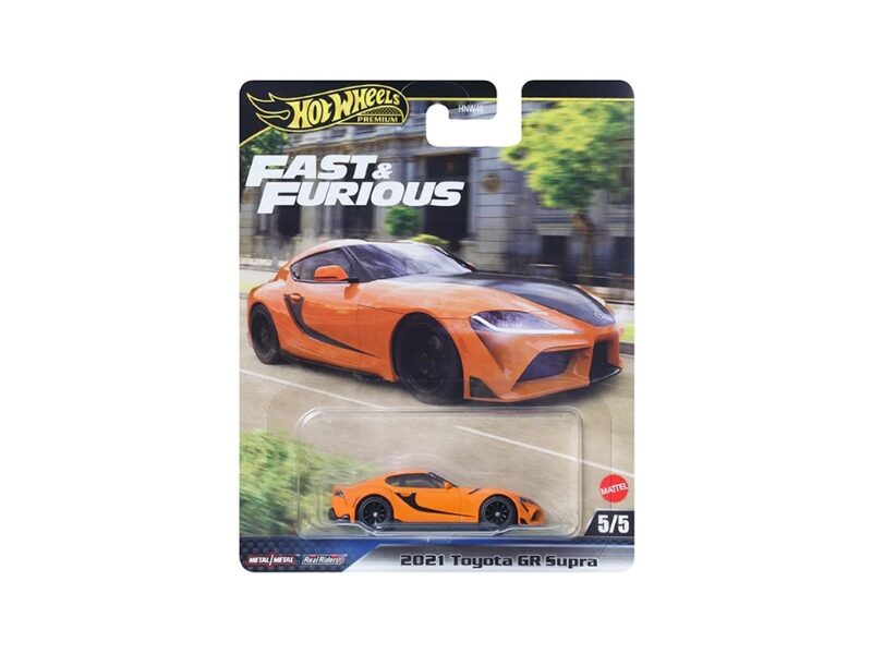 Macheta auto Toyota Supra 2020 Portocaliu Fast & Furios 1:64 Hotwheels