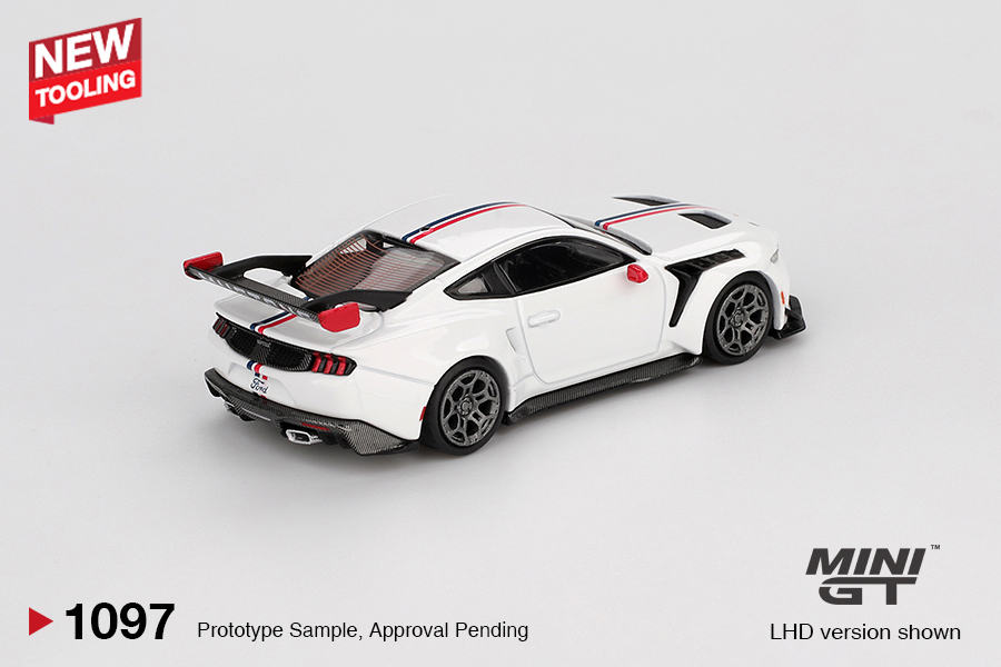 Macheta auto Ford Mustang Gtd Spirit Of America 2025 1:64 Mini GT MGT01097-L - imagine 3