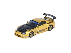 Macheta auto Toyota supra GT300 (a80) Top secret  Auriu 1:64 Inno64