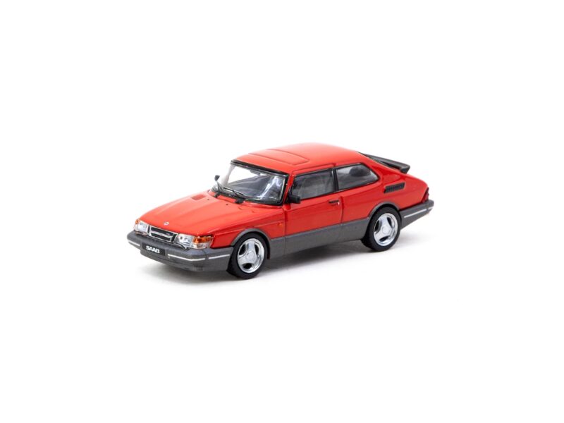 Macheta auto Saab 900 Turbo Rosu 1:64 Tarmac Works