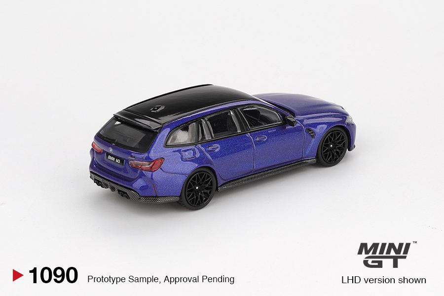 Precomanda macheta auto Bmw M3 Touring Compétition Portimao Blue Metallic 2023 1:64 Mini GT MGT01090-L - imagine 3