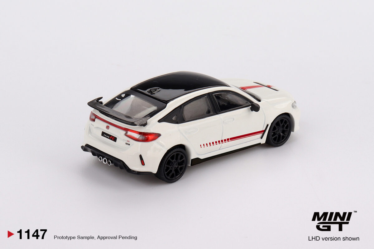 Precomanda macheta auto Honda Civic (Fl-5) Type R Ultimate Edition Championship White 2025 1:64 Mini GT (MGT01147-L) - imagine 2