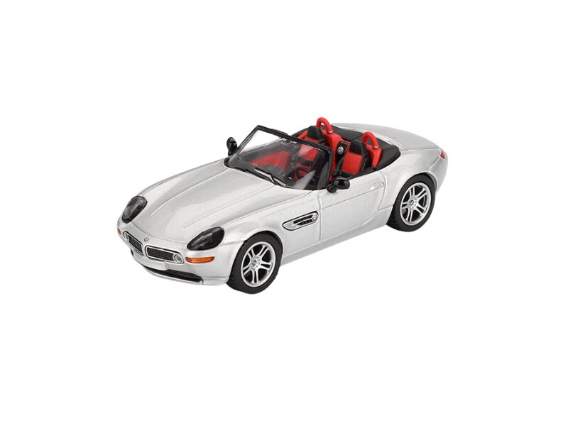 Macheta auto Bmw Z8 Titanium Silver 2003 1:64 Mini GT MGT00998-L