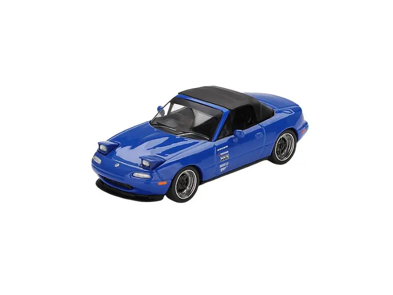 Macheta auto Mazda Mx-5 Miata Tuned Version Dark Blue 1990 1:64