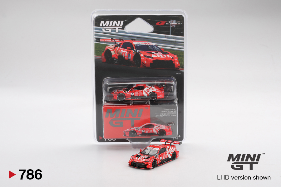 Macheta auto Honda Nsx-Gt Type S Gt500 #8 Arta Mugen Nsx-Gt 2023 1:64 Mini GT MGT00786-BL - imagine 4