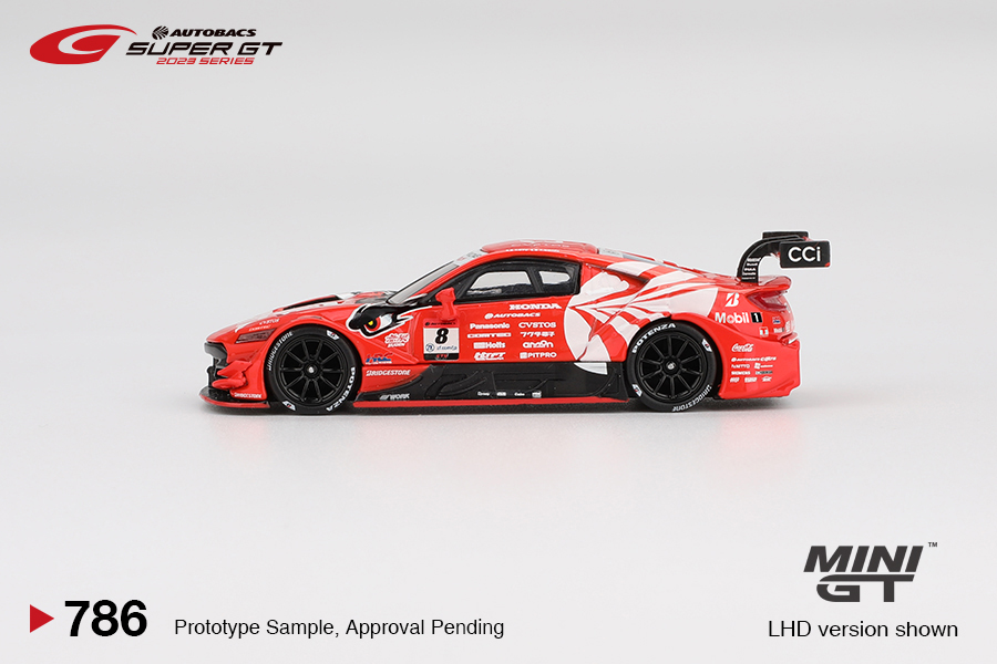Macheta auto Honda Nsx-Gt Type S Gt500 #8 Arta Mugen Nsx-Gt 2023 1:64 Mini GT MGT00786-BL - imagine 3