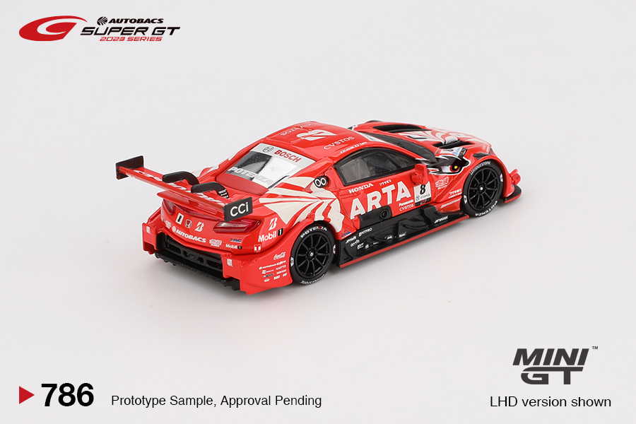 Macheta auto Honda Nsx-Gt Type S Gt500 #8 Arta Mugen Nsx-Gt 2023 1:64 Mini GT MGT00786-BL - imagine 2