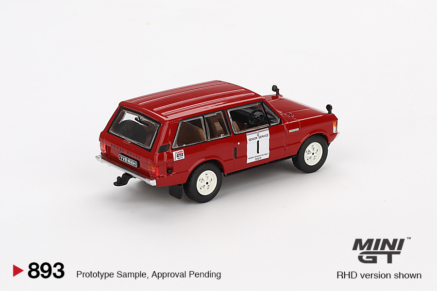 Macheta auto Land Rover Range Rover #1 Winner International Hill Rally 1971 1:64 Mini GT MGT00893-R - imagine 2