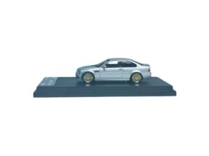 Macheta auto Bmw E46 With Bbs Rim Argintiu 1:64 Stance Hunter