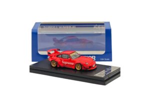 Macheta auto Porsche Rwb 993 Suprme Low Tail Rosu 1:64 Street Weapon