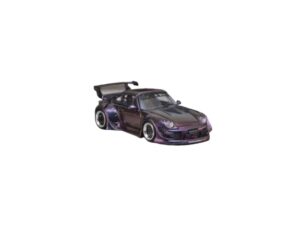 Macheta auto Porsche Rwb 993 Chameleon Low Tail Violet 1:64 Street Weapon