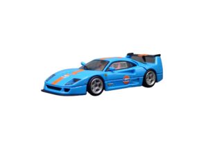 Macheta auto Ferrari F40 Gulf 1:64 Street Weapon