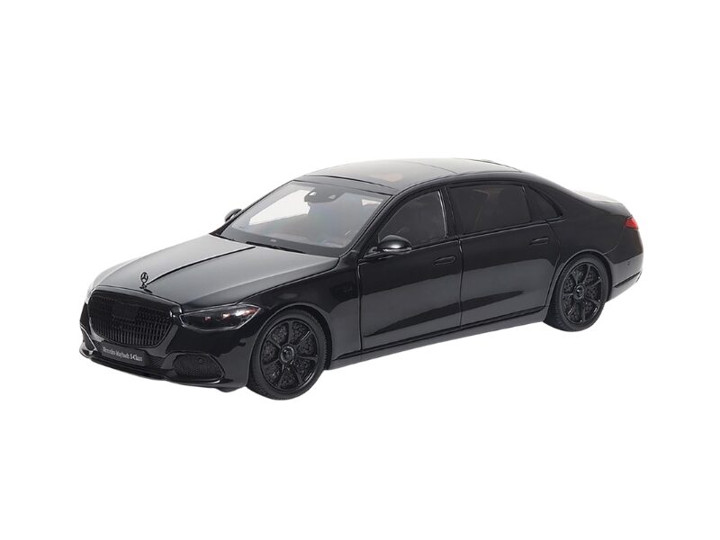 Macheta auto MERCEDES-MAYBACH-S-CLASS 2023 - OBSIDIAN BLACK 1:18 Almost Real