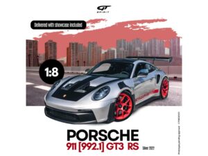 Precomanda macheta auto Porsche 911 [992.1] Gt3 Rs Silver 2022 1:8 GT Spirit (GTS802001)