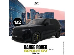 Precomanda macheta auto Range Rover Sport Sv Edition Two Black 2024 1:12 GT Spirit (GT555)