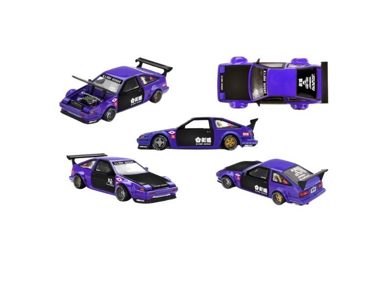 Mmacheta auto Toyota Ae86 Sprinter Trueno Kaido Touge V1 1983 1:64 Mini GT (KHMG254)