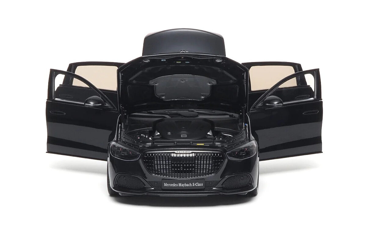 Macheta auto MERCEDES-MAYBACH-S-CLASS 2023 - OBSIDIAN BLACK 1:18 Almost Real - imagine 3
