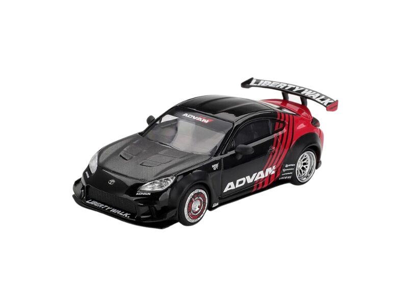 Macheta auto Toyota Gr86 Lb Nation Advan Black 2025 1:64 Mini GT MGT01173-R
