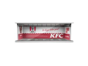 Diorama Parcare Garaj cu Lumini Kfc 1:64 Moreart MO914042