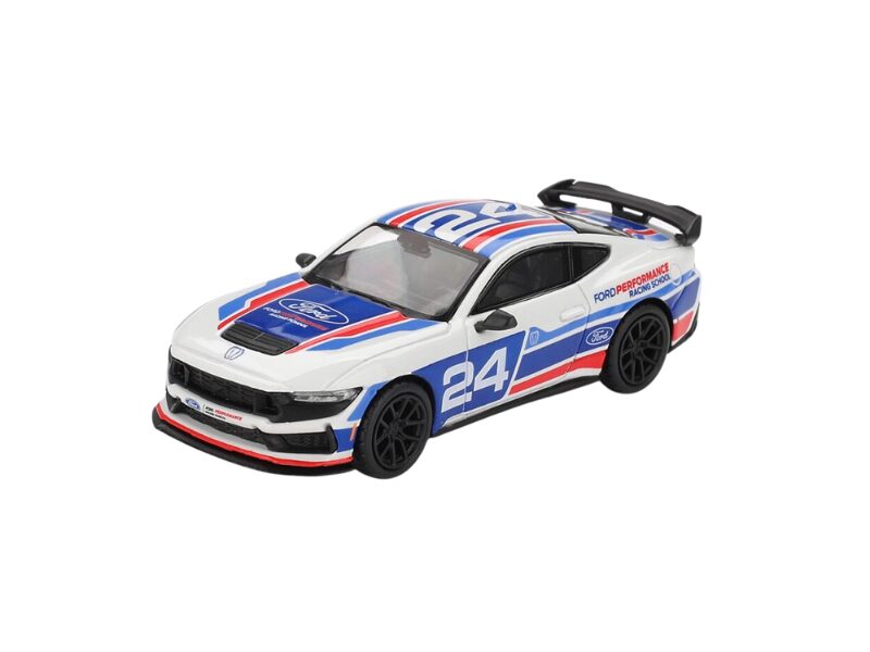 Macheta auto Ford Mustang Dark Horse #24 Ford Performance Racing School 2025 1:64 Mini GT MGT01172-L