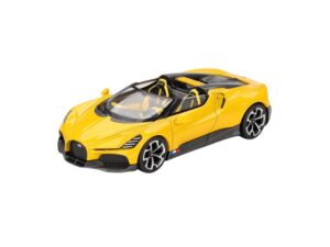 Precomanda macheta auto BUGATTI W16 MISTRAL YELLOW 2023 1:64 Mini GT (MGT01137-L)