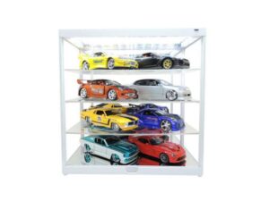 Vitrina etajata din plexiglas cu Leduri 1:18 Triple9