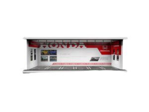 Diorama Parcare Garaj cu Lumini Honda 1:64 Moreart MO914031