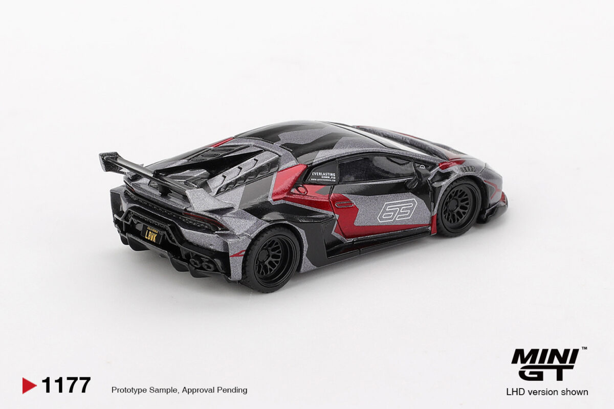 Macheta auto LAMBORGHINI HURACAN GT RONIN 2025 1:64 Mini GT (MGT01177-L) - imagine 2