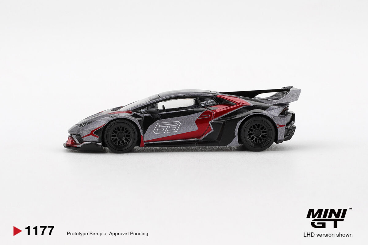 Macheta auto LAMBORGHINI HURACAN GT RONIN 2025 1:64 Mini GT (MGT01177-L) - imagine 3