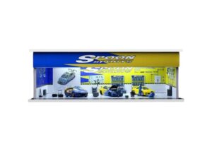 Diorama Parcare Garaj cu Lumini Spoon 1:64 Moreart MO914103