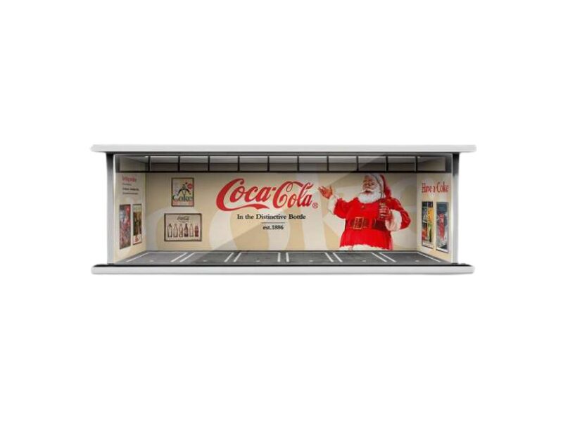 Diorama Parcare Garaj cu Lumini Coca-Cola B 1:64 Moreart MO914036
