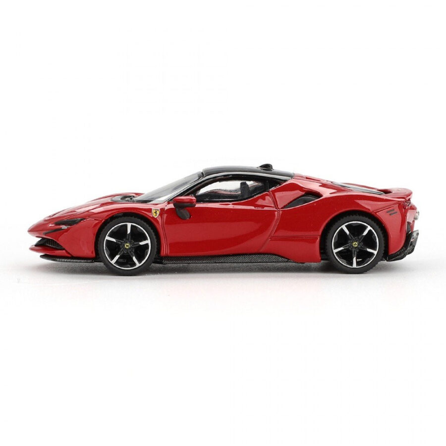 Macheta auto Ferrari Sf90 Rosso Corsa 2024 1:64 BBR (BBRFER64030) - imagine 2