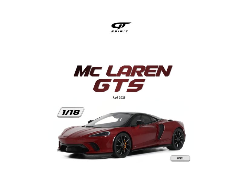 Precomanda macheta auto Mclaren Gts Red 2023 1:18 GT Spirit (GT971)