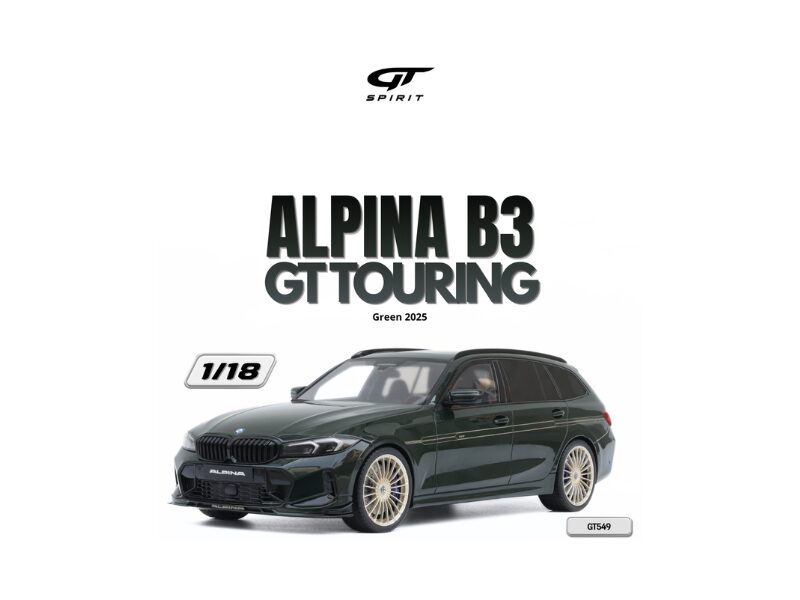 Macheta auto Alpina B3 Gt Touring Green 2025 1:18 GT Spirit (GT549)