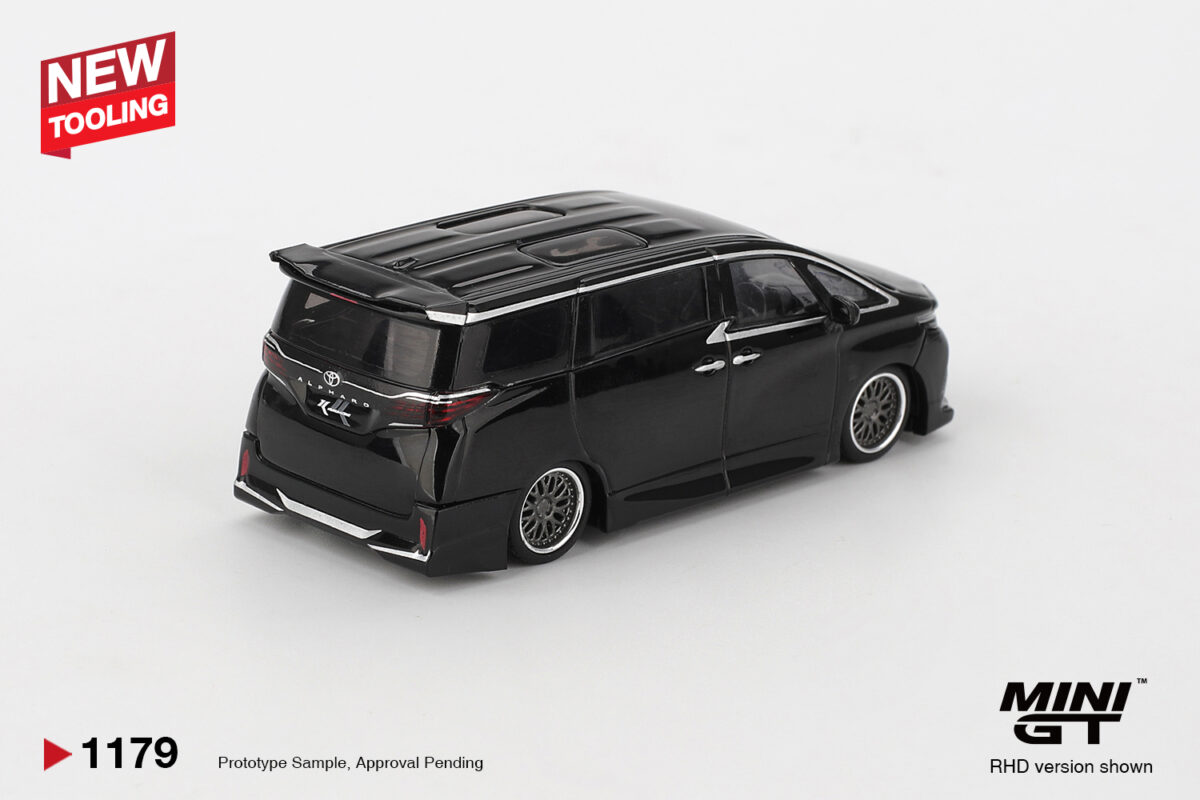 Macheta auto Toyota Alphard 40 Black 2025 1:64 Mini GT (MGT01179-L) - imagine 2