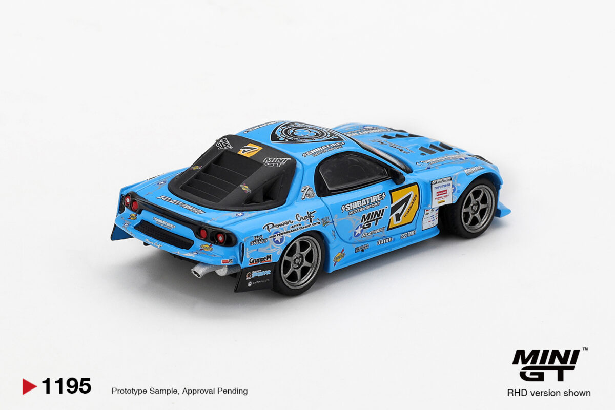 Macheta auto Mazda Rx7 (Fd3s) Re-Amemiya D1gp 2025 1:64 Mini GT (MGT01195-R) - imagine 2