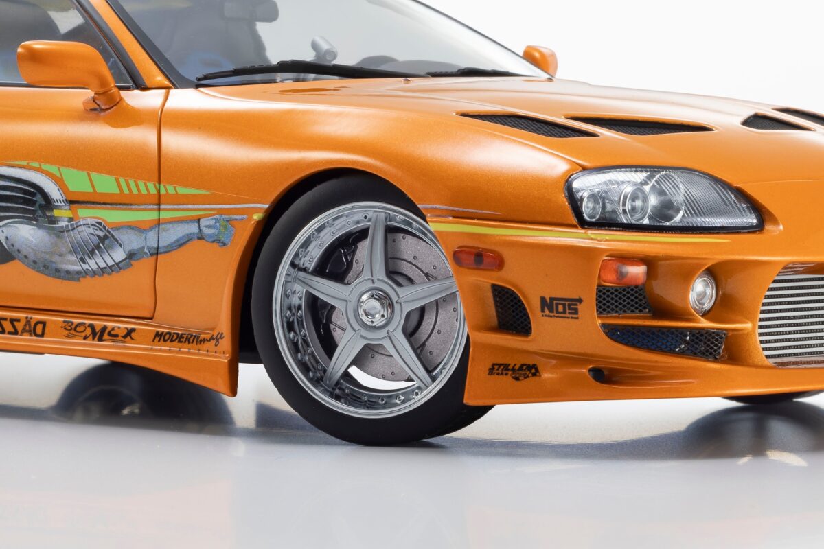 Precomanda macheta auto Toyota Brian's Supra Mkiv Spider 1995 - Fast & Furious - Orange 1:18 KYOSHO - imagine 2