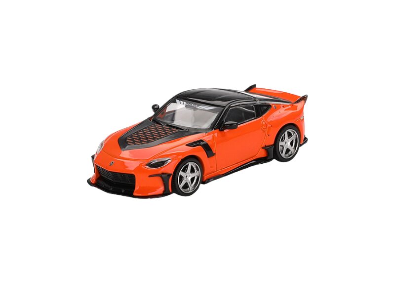 Macheta auto Nissan Z Veilside Ffz40 Orange 2024 1:64 Mini GT (MGT00989-L)