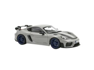 Macheta auto Porsche Cayman GT 4 RS W/Weissach Pack Chalk 2023 1:18 Norev