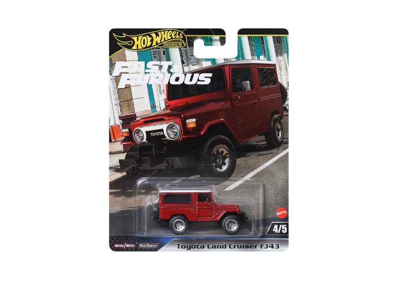 Macheta auto Toyota Land Cruiser Fj43 Rosu 4/5 1:64 Hotwheels