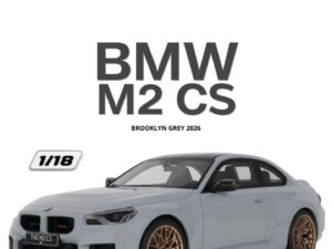 Precomanda macheta auto BMW M2 CS Brooklyn Grey 2026 1:18 GT Spirit (GT979)