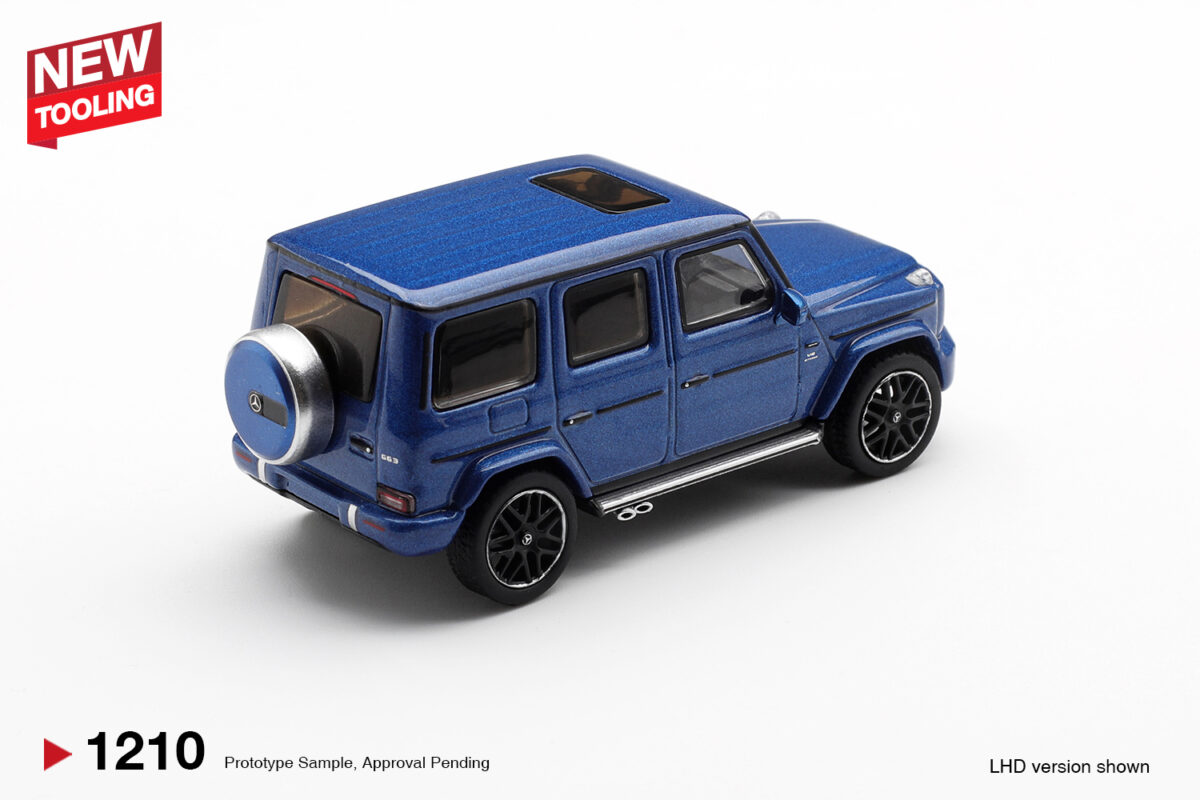 Precomanda macheta auto Mercedes-Benz G Class 63 Amg Dark Blue Metallic 2024 1:64 Mini GT (MGT01210-L) - imagine 3