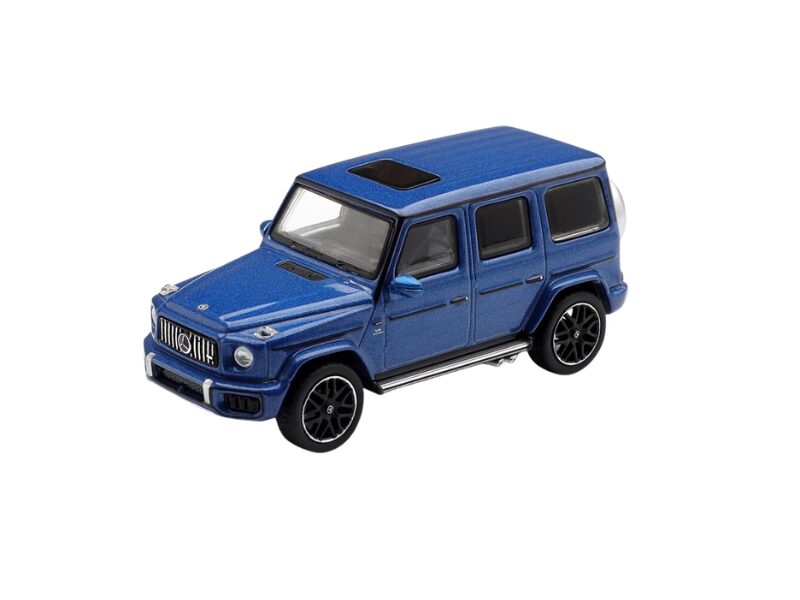 Precomanda macheta auto Mercedes-Benz G Class 63 Amg Dark Blue Metallic 2024 1:64 Mini GT (MGT01210-L)